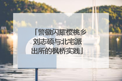 警徽闪耀樱桃乡 刘志硕与北宅派出所的枫桥实践