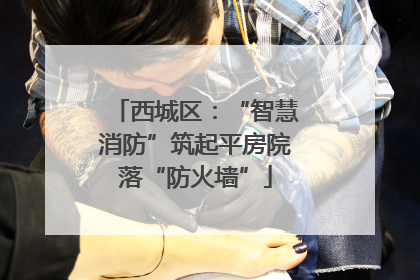 西城区：“智慧消防”筑起平房院落“防火墙”