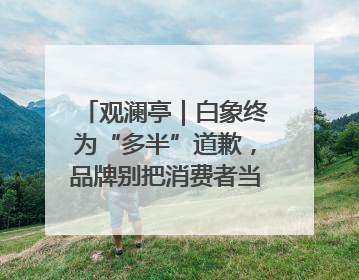 观澜亭｜白象终为“多半”道歉，品牌别把消费者当“小白”