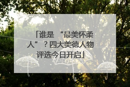 谁是 “最美怀柔人”？四大美德人物评选今日开启