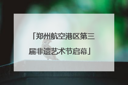 郑州航空港区第三届非遗艺术节启幕