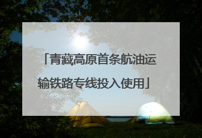青藏高原首条航油运输铁路专线投入使用