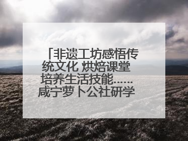 非遗工坊感悟传统文化 烘焙课堂培养生活技能……咸宁萝卜公社研学工坊街焕新迎“双节”