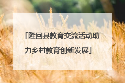 隆回县教育交流活动助力乡村教育创新发展
