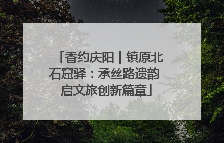 香约庆阳｜镇原北石窟驿：承丝路遗韵 启文旅创新篇章