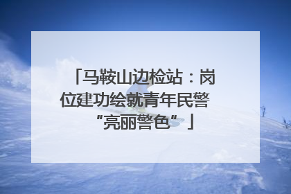 马鞍山边检站：岗位建功绘就青年民警“亮丽警色”