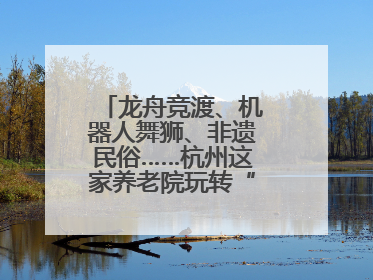 龙舟竞渡、机器人舞狮、非遗民俗……杭州这家养老院玩转“最潮端午”