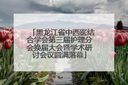黑龙江省中西医结合学会第三届护理分会换届大会暨学术研讨会议圆满落幕