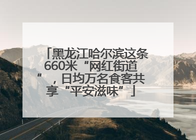 黑龙江哈尔滨这条660米“网红街道”，日均万名食客共享“平安滋味”