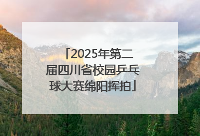 2025年第二届四川省校园乒乓球大赛绵阳挥拍
