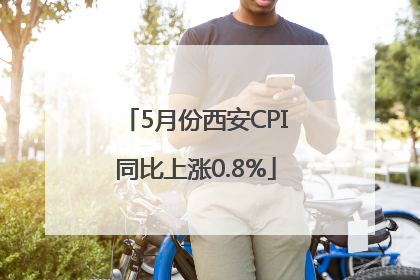5月份西安CPI同比上涨0.8%