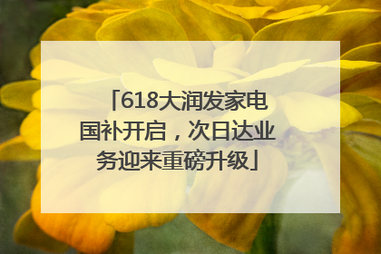 618大润发家电国补开启，次日达业务迎来重磅升级